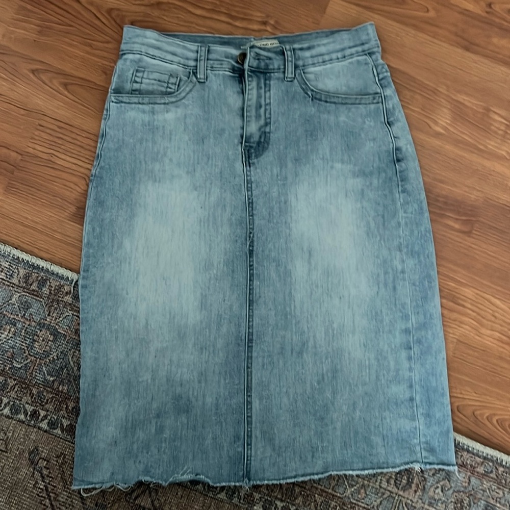 Main Street Exchange Denim Skirt